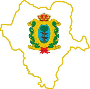 Durango State, Mexico map and flag